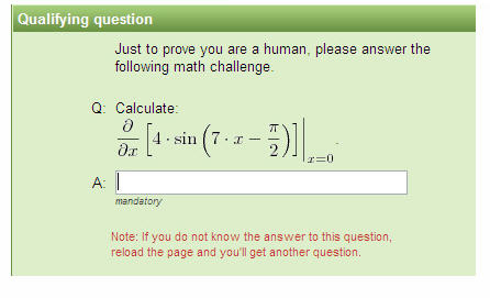 Example of poor captcha design